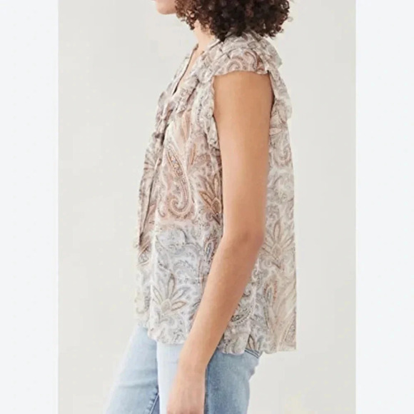 Zimmermann Wild Botanica Luminous Flutter Smock Top - Picture 3 of 9